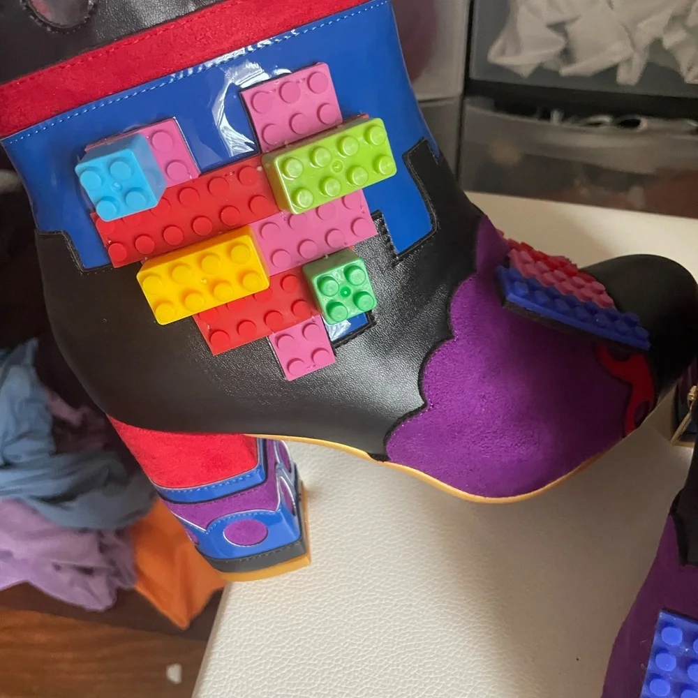 Irregular Choice size 37 Lego Boots - Picture 4 of 4